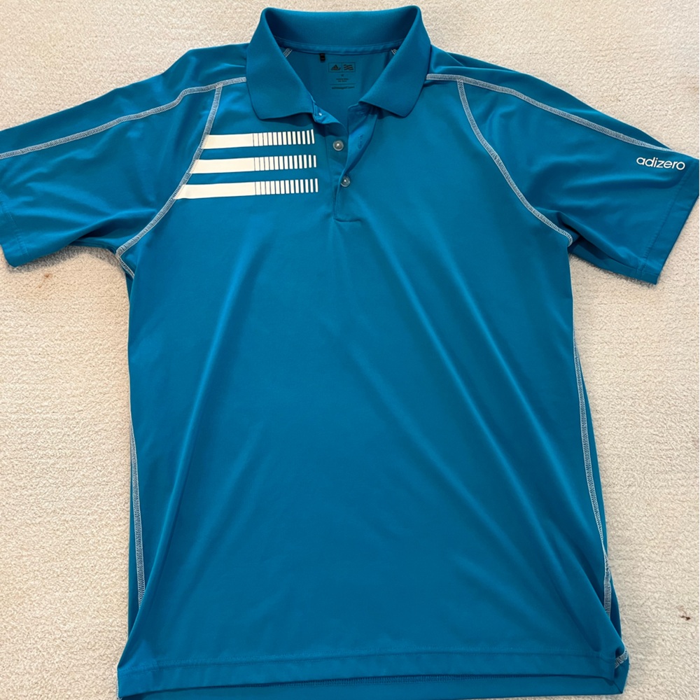 Adidas Turquoise Polo Shirt